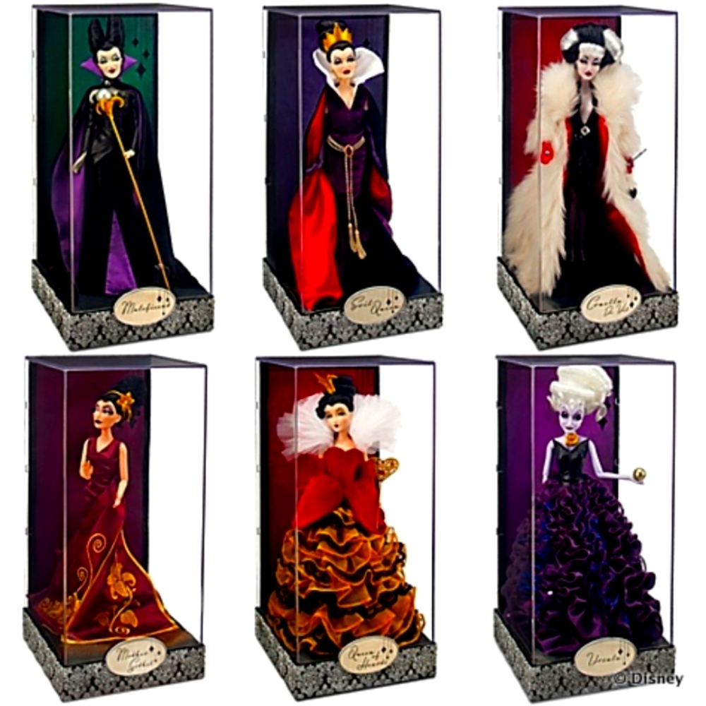Limited Edition Disney Villains Designer Doll Complete Collection 6